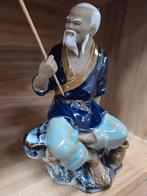 Oosters Chinees beeldje van een visser, Ophalen of Verzenden