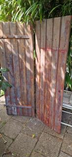 Setje van 2 oude deuren /luiken voor decoratie (brocante), Tuin en Terras, Ophalen of Verzenden, Gebruikt