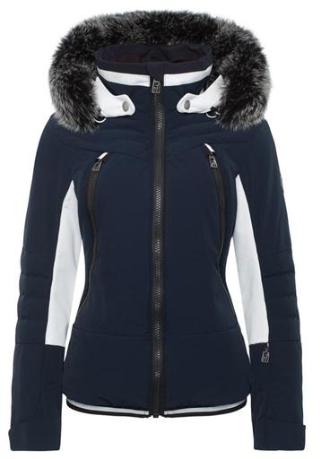 Toni Sailer ski jas d.blauw/wit Maat 38  z.g.a.n. beschikbaar voor biedingen