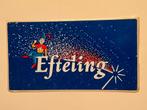 de Efteling pretpark vintage logo sticker RARE blauw sterren, Verzamelen, Stickers, Ophalen of Verzenden, Gebruikt