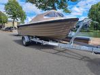 Admiral 565 + Honda 20pk  + Kalf trailer, Watersport en Boten, Sloepen, Benzine, Buitenboordmotor, Polyester, Zo goed als nieuw