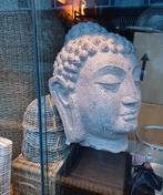 Boeddha hoofd op standaard/zuil XXL, Ophalen of Verzenden, Zo goed als nieuw