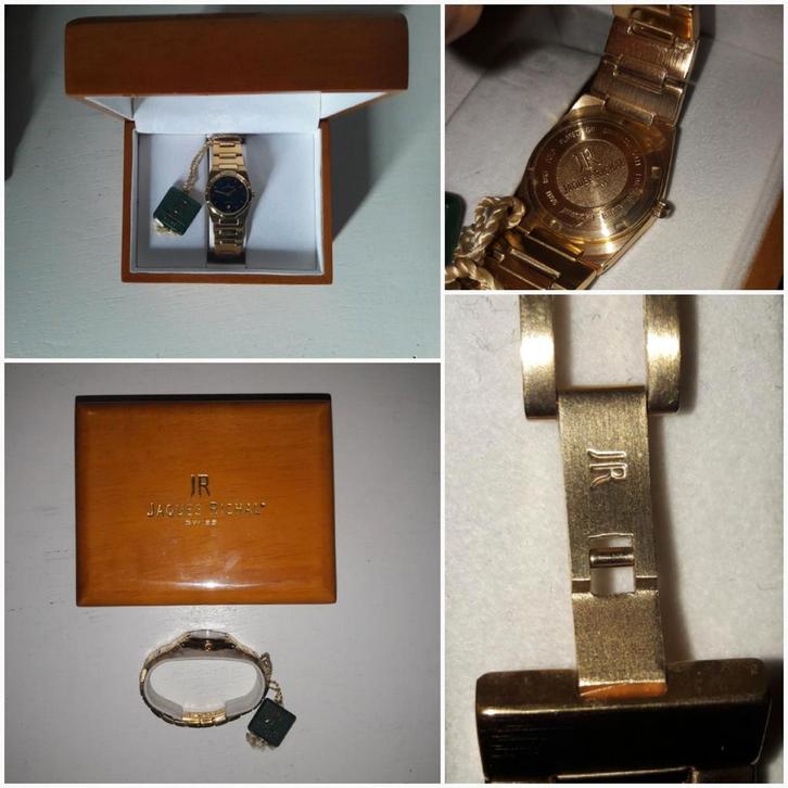 Jaques Richal Horloge (Zie omschrijving), Sieraden, Tassen en Uiterlijk, Horloges | Heren, Zo goed als nieuw, Overige merken, Goud