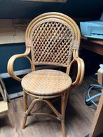 Rieten / rotan vintage stoel, Ophalen of Verzenden