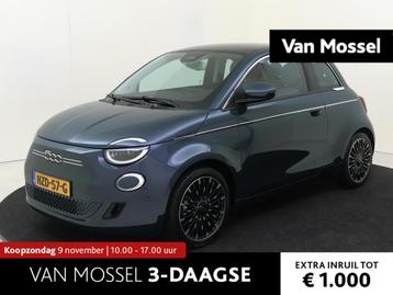 Fiat 500e 3+1 La Prima 42 kWh Leder | Navigatie | LM velgen beschikbaar voor biedingen