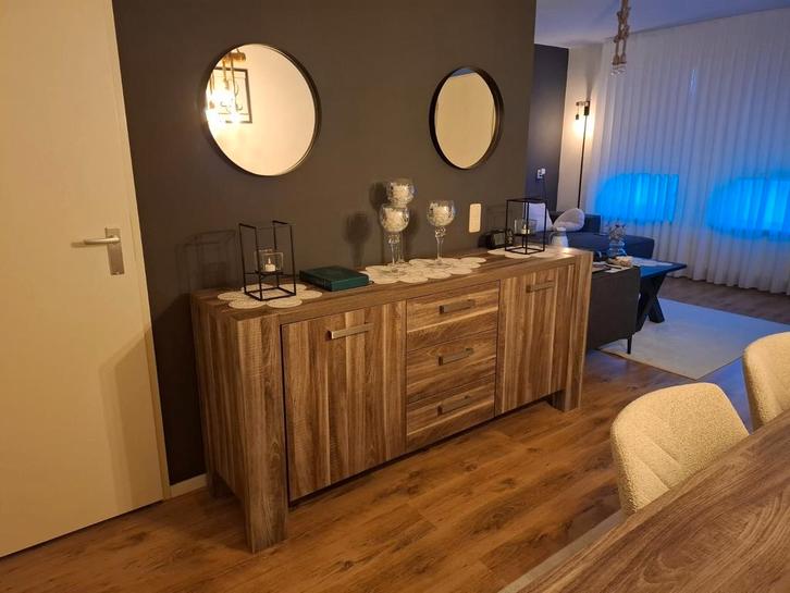 Complete woonkamerset: Salontafel, Eettafel & Dressoir, Huis en Inrichting, Kasten | Buffetkasten, Gebruikt, Minder dan 100 cm