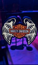 Harley Davidson reclamebalk met ledverlichting, Huis en Inrichting, Ophalen of Verzenden, Nieuw, Minder dan 50 cm