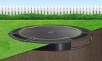 Ingraaf Trampoline Flatground Capital Play Black 366 cm  607, Ophalen of Verzenden, Nieuw