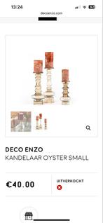 GEZOCHT! Dekocandle Oyster Kandelaar (large), Ophalen, Gebruikt, Kandelaar, 50 tot 75 cm