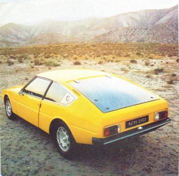 Matra Simca Bagheera Unieke brochure! Incl. kopie ANWB test beschikbaar voor biedingen