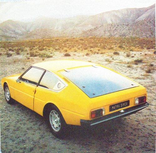 Matra Simca Bagheera Unieke brochure! Incl. kopie ANWB test, Boeken, Auto's | Folders en Tijdschriften, Zo goed als nieuw, Overige merken