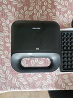 Tosti- en wafelijzer - 3 in 1, Ophalen of Verzenden, Uitneembare platen, Gebruikt