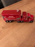 Kerstornament vrachtwagen Merry Christmas, Ophalen, Zo goed als nieuw