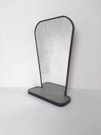 Vintage spiegel met planchet , jaren 60, Verzenden, Huis en Inrichting