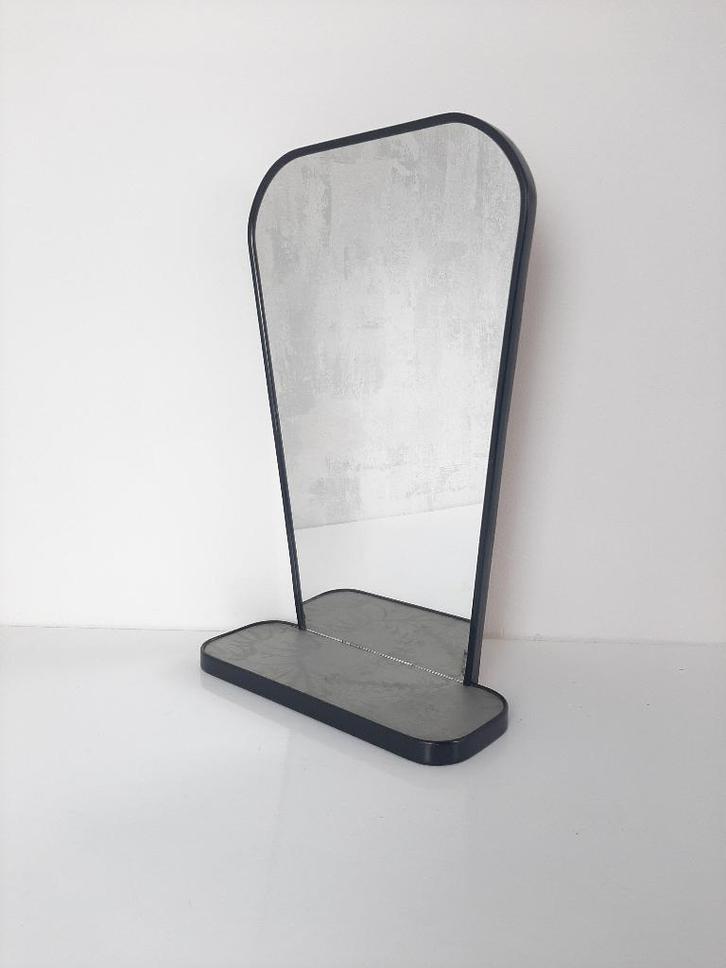 Vintage spiegel met planchet , jaren 60, Verzamelen, Retro, Huis en Inrichting, Verzenden