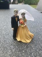Vintage retro bruidspaar voor op bv taart, Ophalen of Verzenden