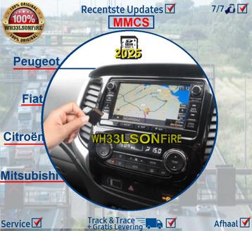Mitsubishi - Peugeot - Citroën - Fiat MMCS 2025 Navigatie SD beschikbaar voor biedingen