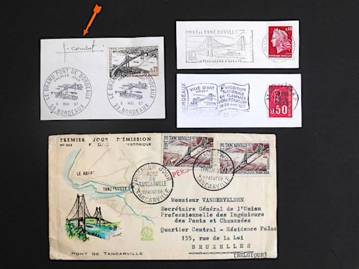 Frankrijk 1967 : YV 1524 / gesigneerd Jean Combet + FDC, Postzegels en Munten, Postzegels | Europa | Frankrijk, Verzenden