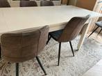 Ikea Bjursta eettafel uitschuifbaar op wieltjes, Huis en Inrichting, Ophalen, Eikenhout, 50 tot 100 cm, Zo goed als nieuw