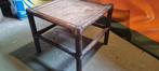 Retro vintage seventies rotan tafeltje, Ophalen, Huis en Inrichting