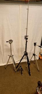 Assortiment foto statieven 4 stuks uitzoeken, Ophalen of Verzenden, Zo goed als nieuw, Minder dan 150 cm, Driepoot