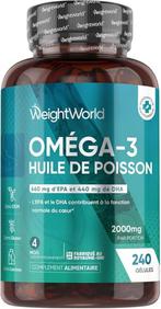 Omega 3 visolie | 2000 mg | gelcapsules | Nieuw, Verzenden, Nieuw, Overige typen