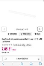 Kwart rond lat grenen gewit (bxdxl) 16x16 mm 270cm, Doe-het-zelf en Verbouw, Hout en Planken, Ophalen, Minder dan 25 mm, Grenen