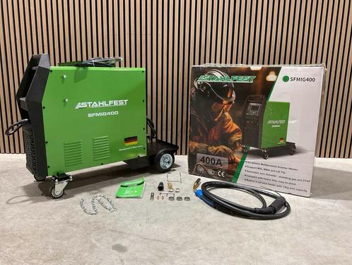 Stahlfest 400A MIG/TIG/MMA Lasmachine nieuw in doos ‼️, Doe-het-zelf en Verbouw, Gereedschap | Lasapparaten, Nieuw, Tig, 250 ampère of meer