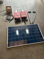 Zonnepanelen werkend set., Doe-het-zelf en Verbouw, Zonnepanelen en Toebehoren, Ophalen, Gebruikt, Compleet systeem