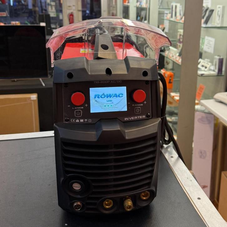 Rowac 200P AC/DC Ecoline Tig lasapparaat 230V | Met Garantie, Doe-het-zelf en Verbouw, Gereedschap | Lasapparaten, Zo goed als nieuw