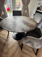 Eettafel rond, Huis en Inrichting, Tafels | Eettafels, Nieuw, Ophalen of Verzenden, Vier personen, 100 tot 150 cm