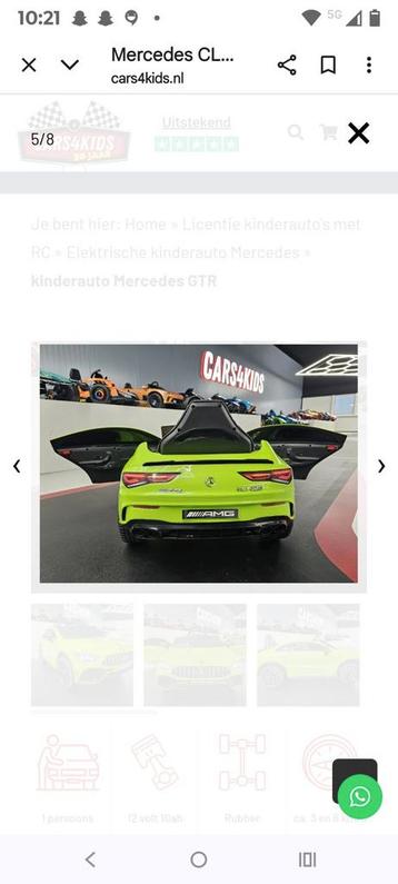 Nieuwe elektrische auto beschikbaar voor biedingen