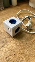 Powercube met usb bureau stopcontact, Ophalen of Verzenden, Gebruikt, Stopcontact