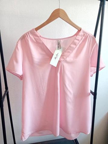 Roze Blouse Miss Etam - Maat 44 (2XL) Nieuw met prijskaartje beschikbaar voor biedingen