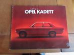 Folder Opel Kadett C 8-1973, Kadett Coupe, Kadett SR, enz, Gelezen, Opel, Opel, Ophalen of Verzenden