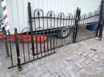 Sierhekwerk met poort - IJzer, Tuin en Terras, Met poort, Gebruikt, Ophalen of Verzenden, Sierhekwerk