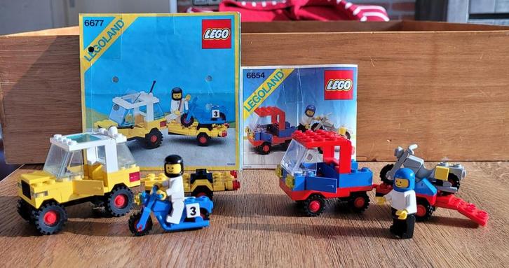 Vintage Lego Sets - 6677 & 6654, Kinderen en Baby's, Speelgoed | Duplo en Lego, Zo goed als nieuw, Lego, Complete set, Ophalen of Verzenden