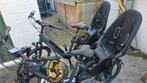 Fietsstoeltje achter 2x zgan qibbel air, Fietsen en Brommers, Fietsaccessoires | Fietsstoeltjes, Ophalen, Achterzitje, Voetsteuntjes