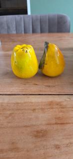 Peper en zout setje in fruitvorm, Ophalen of Verzenden, Zo goed als nieuw, Rvs of Chroom