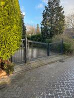 Hekwerk met poort - Breedte 500cm, Tuin en Terras, Tuinhekken en Hekwerk, Ophalen, Met poort, Gebruikt, Spijlenhekwerk