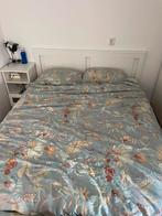140x200 ikea matras en bed frame., Huis en Inrichting, Ophalen, Wit, Tweepersoons, 140 cm