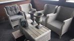 Mooie Wicker Loungeset - Tuinmeubelen, Ophalen, Zo goed als nieuw, Wicker
