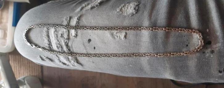 Koningsketting 60cm 5mm 77gr NIEUWS 925 Konings ketting, Sieraden, Tassen en Uiterlijk, Kettingen, Nieuw, Zilver, Zilver, Ophalen of Verzenden