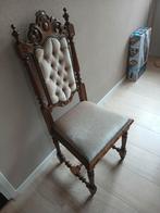 Antieke mechelse eetkamerstoelen met Bekleding, Antiek en Kunst, Antiek | Meubels | Stoelen en Banken, Ophalen of Verzenden