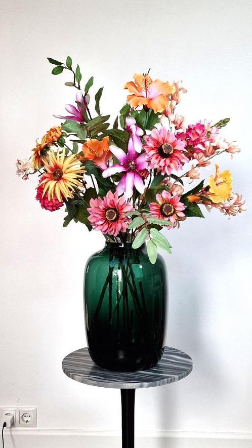 Nieuw zijdenbloemen boeket, Huis en Inrichting, Woonaccessoires | Kunstplanten en Kunstbloemen, Nieuw, Ophalen of Verzenden