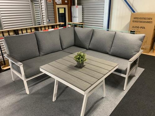 Cornerset Dublin, Tuin en Terras, Tuinsets en Loungesets, Nieuw, Loungeset, Aluminium, 5 zitplaatsen, Bank, Ophalen