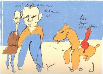 HERMAN BROOD Reproductie HEY GUYS! beschikbaar voor biedingen