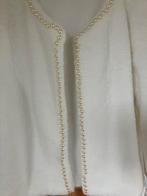 Witte Faux Fur Bolero met Parels, Ophalen of Verzenden, Zo goed als nieuw, Wit, Accessoires