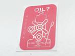 Mercedes sticker olie 6015840040, Ophalen