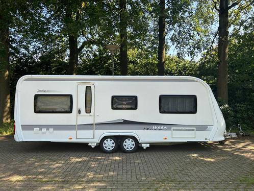 Hobby 610 UL  beter als 560 KMFE 2012 mover TV dubbel asser, Caravans en Kamperen, Caravans, Particulier, tot en met 6, 1500 - 2000 kg